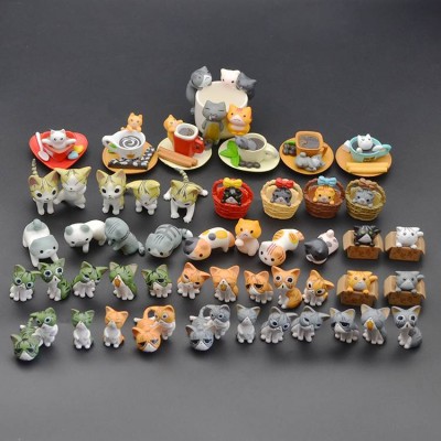 Dollhouse Garden Decor Crafts 3d Animal Figurines Miniatures Sleeping Cat Resin Miniature