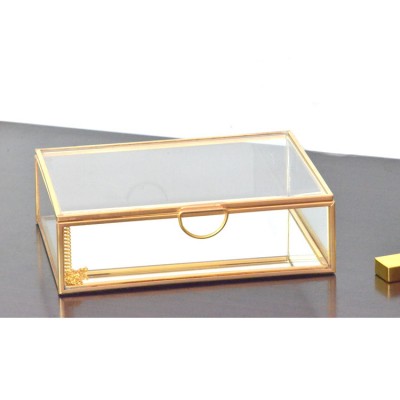 glass photo shadow jewelry packaging keepsake boxes wholesale a6 gift box