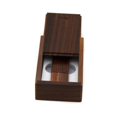 china high quality  wholesale customized personalized logo usb flash drive wedding gift  wood usb box