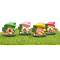 Cabin Accessories Miniature Tiny Chinese design Supplies Succulent Terrarium DIY Christmas garden miniature resin fairy house